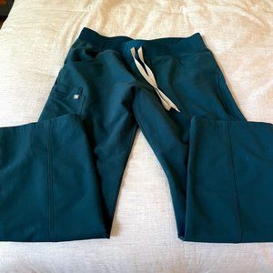 Figs Kade scrub pants in Caribbean Blue (M/P)